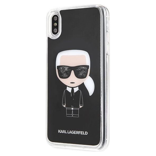 Karl Lagerfeld Etui KLHCI65ICGBK iPhone XS Max czarne