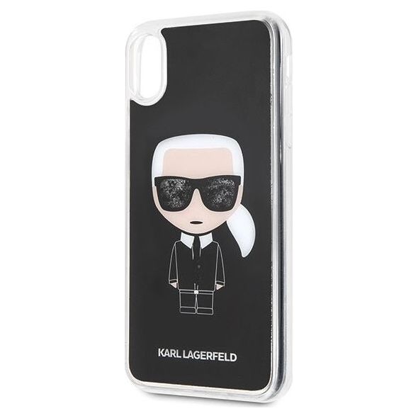 Karl Lagerfeld Etui KLHCI65ICGBK iPhone XS Max czarne