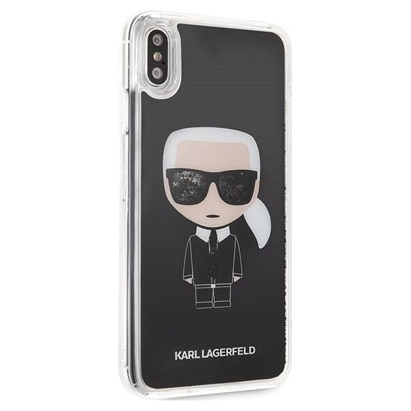 Karl Lagerfeld Etui KLHCI65ICGBK iPhone XS Max czarne