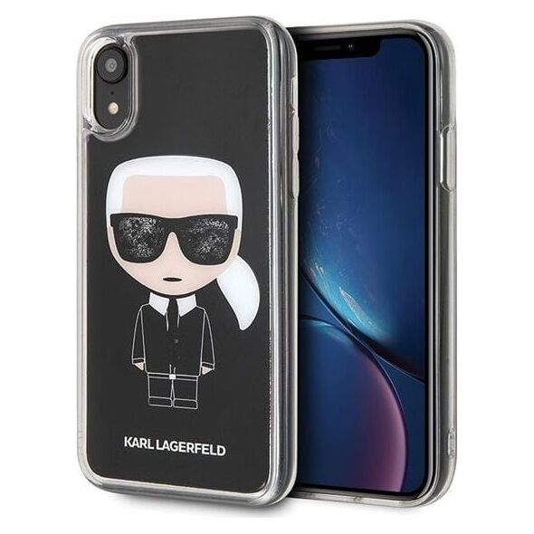 Karl Lagerfeld Etui KLHCI61ICGBK iPhone XR czarny