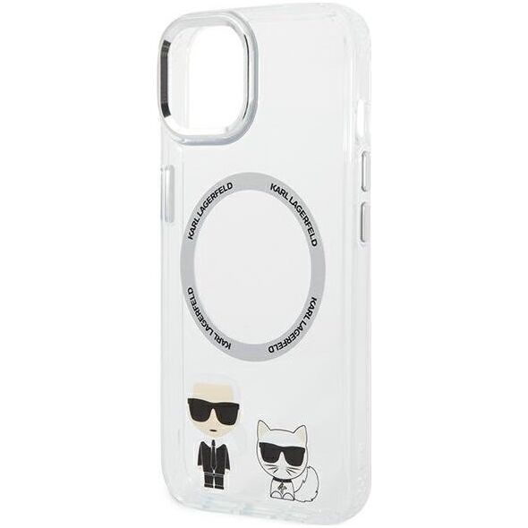 Karl Lagerfeld Karl Lagerfeld KLHMP14SHKCT iPhone 14 6,1" hardcase przeźroczysty/transparent Karl & Choupette Aluminium Magsafe NoSize