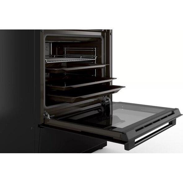 Grill elektryczny Bosch Bosch Cooker HLN39A060U Hob type Induction, Oven type Electric, Black, Width 60 cm, Grilling, Red LED, 66 L, Depth 60 cm