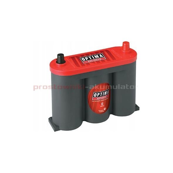 Μπαταρία OPTIMA 6V 50Ah/815A AGM Orbital RED (L+ τυπικός πόλος) 254x83x205 - χωρίς βάση στερέωσης (εκκίνησης)