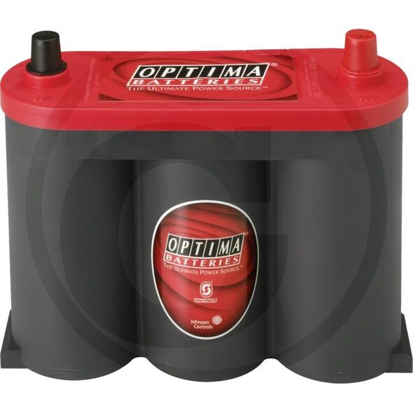 Μπαταρία OPTIMA 6V 50Ah/815A AGM Orbital RED (L+ τυπικός πόλος) 254x83x205 - χωρίς βάση στερέωσης (εκκίνησης)