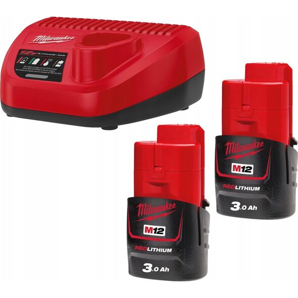 Akumulator i ładowarka MILWAUKEE M12NRG-302-NRG