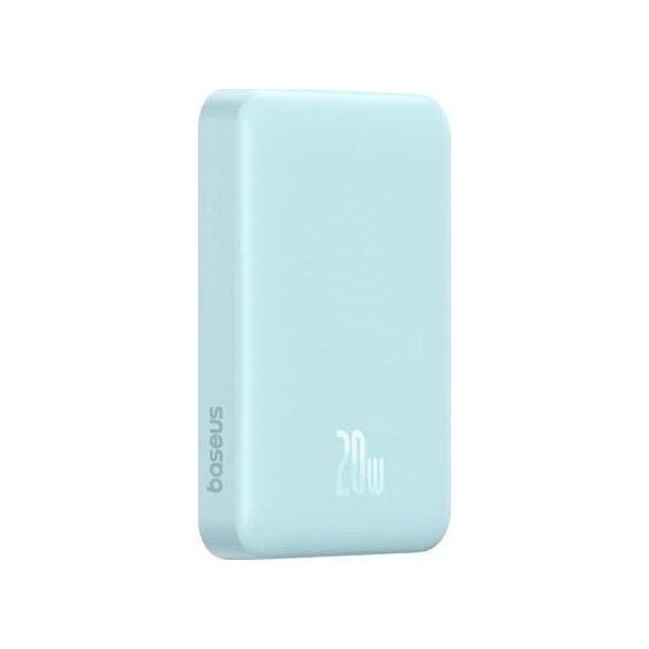 Φορητός φορτιστής Baseus OS-Baseus Magnetic Mini Air Ασύρματος Γρήγορος Φορτιστής 10000mAh 20W Galaxy Blue (Με Απλό Καλώδιο Φόρτισης Type-C σε Type-C (20V/3A) 30cm Λευκό)