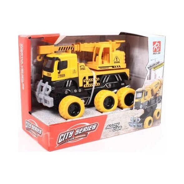 Hipo Όχημα γερανού 6 τροχών 19cm με φως/γερανό RJ6964-4 07336