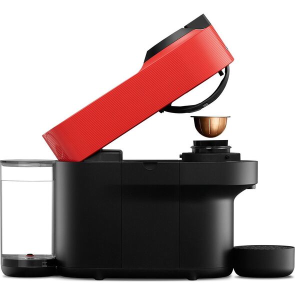 Ekspres na kapsułki Krups Krups Nespresso Vertuo Pop Spicy Red XN9205, capsule machine (black/dark red)