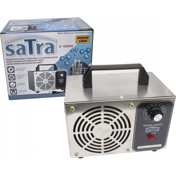 SATRA GENERATOR OZONU 60000 MG/H Z CZASOMIERZEM