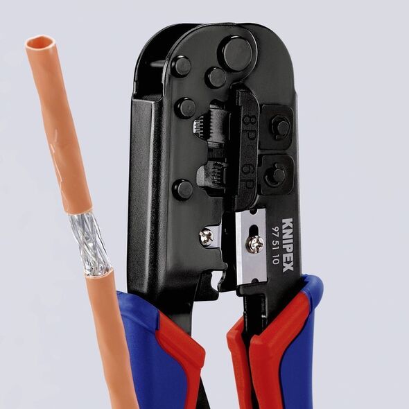 Knipex Knipex crimping pliers 975110 SB - for Western plugs