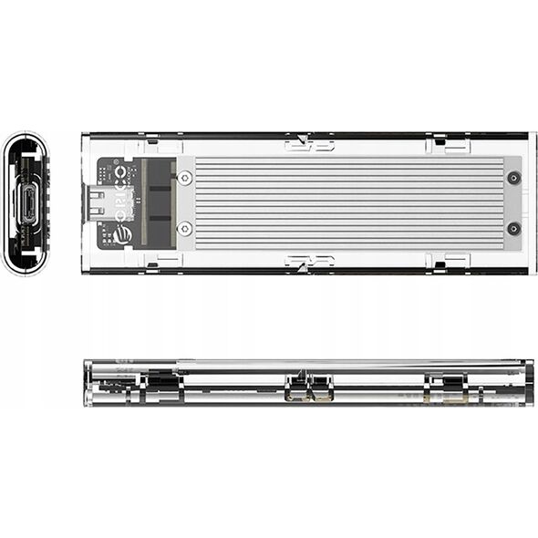 Θήκη δίσκου M.2 NVME σε USB-C 10Gbps - γκρι