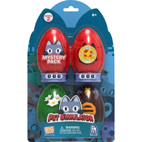 Pet Simulator Core 4-Pack S2 Assorted