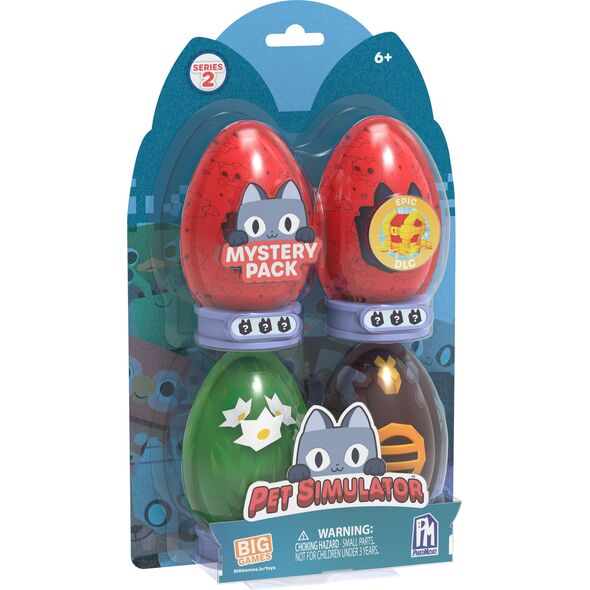 Pet Simulator Core 4-Pack S2 Assorted