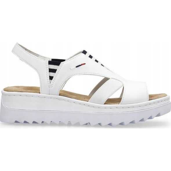 Rieker Rieker Sandals V44Y5-80 białe 36