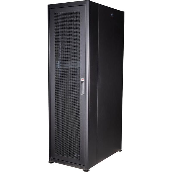 Roline ROLINE Serverschrank Basic 48,26cm 19Zoll 42 HE 600x1000 BxT perforiert schwarz