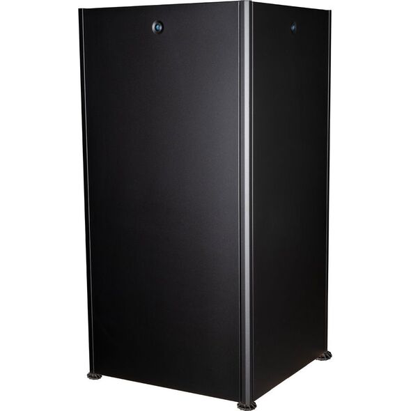 ROLINE Netzwerkschrank Basic 48,26cm 19Zoll 32 HE 600x600 BxT Glast�r schwarz