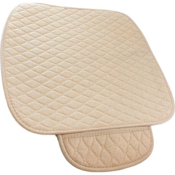 Aptel Wygodny POKROWIEC na przedni fotel samochodu 50x52cm beżowy AG833B
