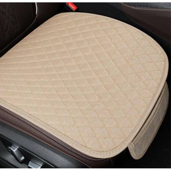 Aptel Wygodny POKROWIEC na przedni fotel samochodu 50x52cm beżowy AG833B