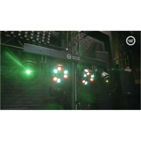 Naświetlacz LIGHT4ME LIGHT4ME BELKA LED PAR LASER zestaw oświetleniowy