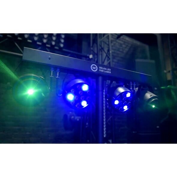 Naświetlacz LIGHT4ME LIGHT4ME BELKA LED PAR LASER zestaw oświetleniowy