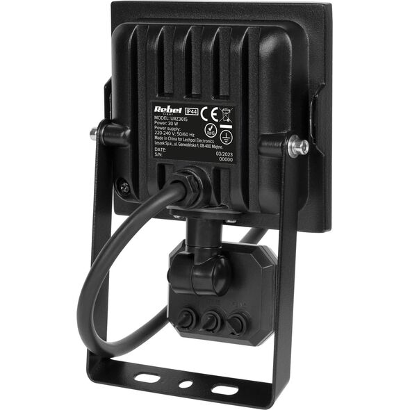 Naświetlacz Rebel Reflektor LED 30W z sensorem ruchu i zmierzchu, 4000K, 230V