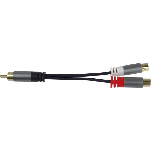 PremiumCord PremiumCord διαχωριστής HQ CINCH αρσενικό - 2x CINCH θηλυκό 15cm