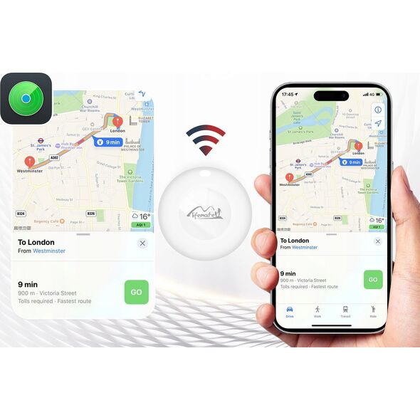 MILI Life Tag εντοπιστής λευκός 1τμχ