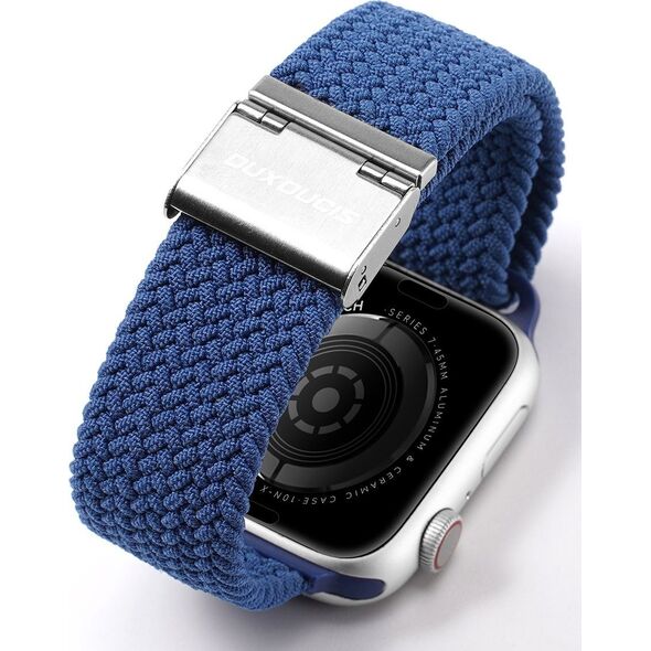 Dux Ducis Dux Ducis Strap (Mixture II Version) pasek Apple Watch SE, 8, 7, 6, 5, 4, 3, 2, 1 (41, 40, 38 mm) pleciona opaska bransoleta niebieski