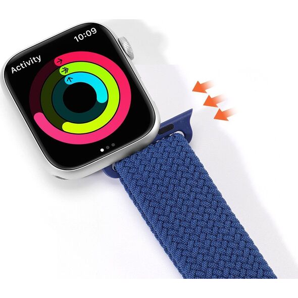Dux Ducis Dux Ducis Strap (Mixture II Version) pasek Apple Watch SE, 8, 7, 6, 5, 4, 3, 2, 1 (41, 40, 38 mm) pleciona opaska bransoleta niebieski
