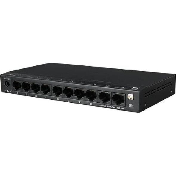 Μεταγωγέας Utepo UTEPO Μεταγωγέας SF10P-FHM (8 PoE-100Mbps, 2 Uplink,-1000 Mbps,PoE+(30W/port),3 λειτουργίες: Προεπιλογή, VLAN, CCTV, 120W,>250m,8KV ESD, | Utepo
