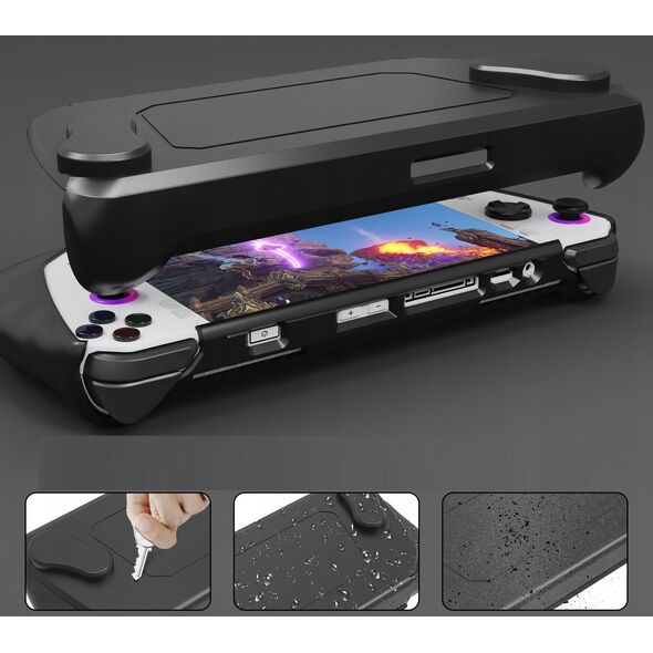 JYS Futerał Pokrowiec Etui Case Osłona 2w1 Przód Tył do Konsoli Asus Rog Ally / JYS-RA005-V3