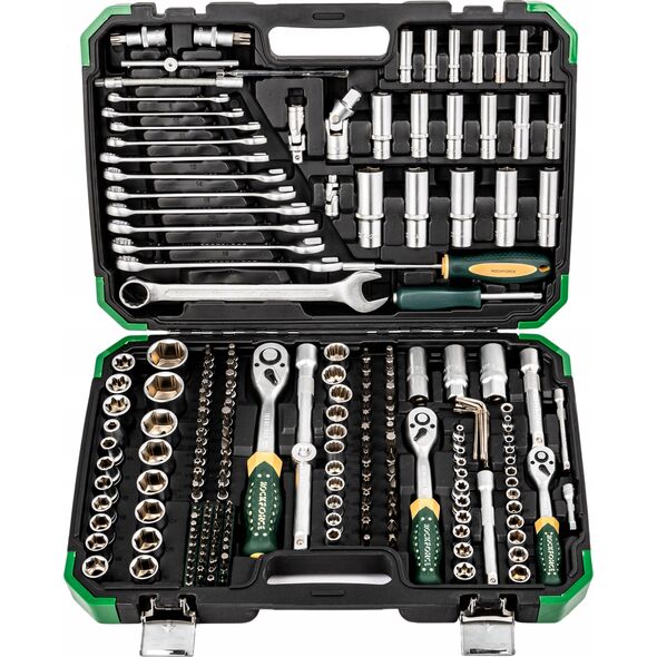 Σετ εργαλείων 216+6 τεμ. 1/4", 3/8", 1/2" (8-22mm)