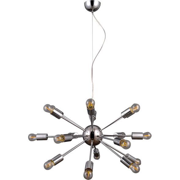 Lampa wisząca Italux Theo nowoczesna klasyczna chrom  (AD20000-18A)