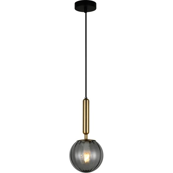Lampa wisząca Italux Nowoczesna lampa wisząca LED Ready do pokoju dziennego Italux Ravena PND-2324-1 BRO+SG