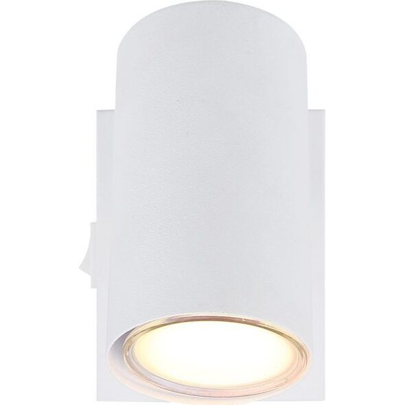 Kinkiet Globo Lampa ścienna ruchoma Robby 57911-1W z włącznikiem biała
