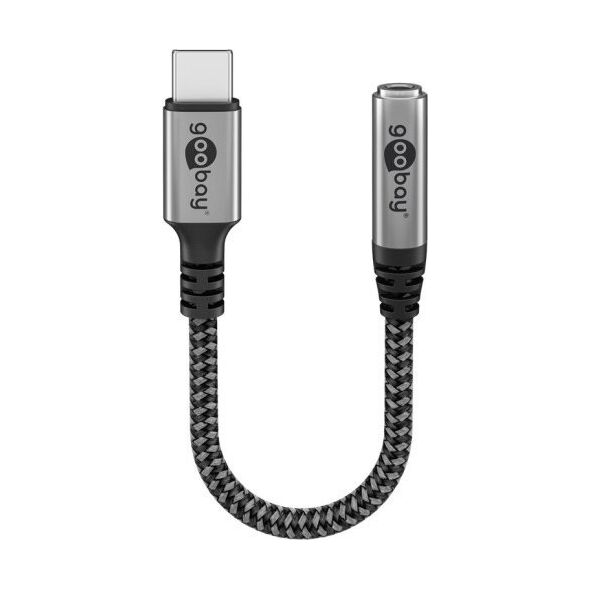 Adapter USB Goobay Adapter USB-C™ do gniazda jack, 3,5 mm AUX - Długość kabla 0.15 m