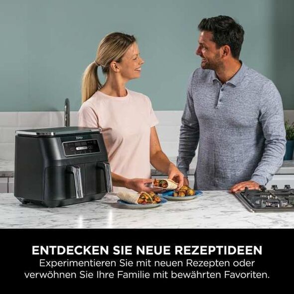 Ninja AF200EU Foodi 4-in-1 Dual Zone Heißluftfritteuse