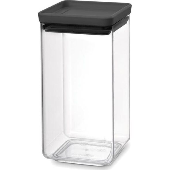 Brabantia Pojemnik kwadratowy 1,6l Tasty+ szary 122385