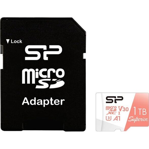 Karta Silicon Power Superior MicroSDXC 1 TB Class 10 UHS-I/U3 A1 V30 (SP001TBSTXDV3V20SP)