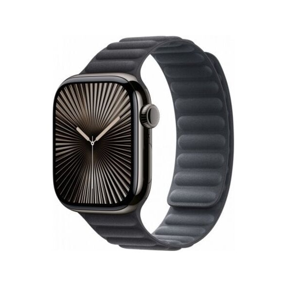apple Pasek karbowany magnetyczny w kolorze czarnym do koperty 42 mm - rozmiar M/L