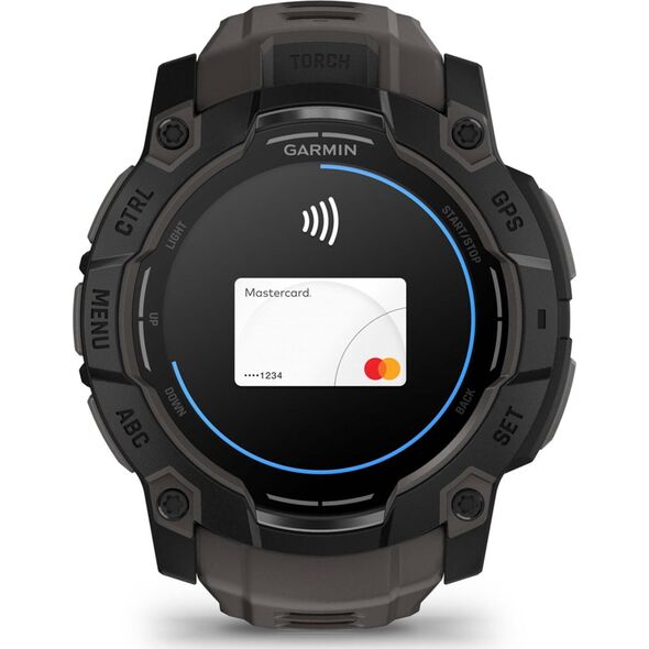 Garmin Instinct 3 AMOLED 50mm Μαύρο (010-03020-00)