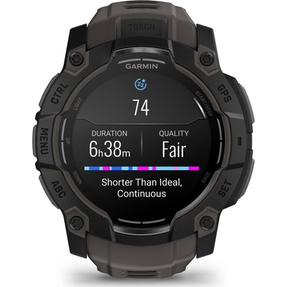 Garmin Instinct 3 AMOLED 50mm Μαύρο (010-03020-00)