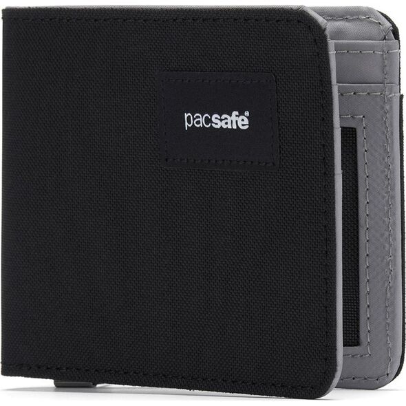 Portfel mały RFID Pacsafe - czarny