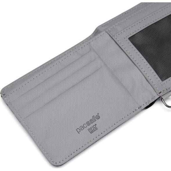 Portfel mały RFID Pacsafe - czarny