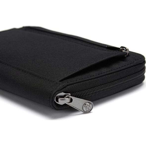 Portfel męski duży RFID Pacsafe - czarny