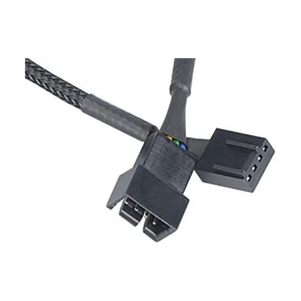 Akasa 4-pin - 4-pin, 0.3m, Μαύρο (AK-CBFA01-KT04)