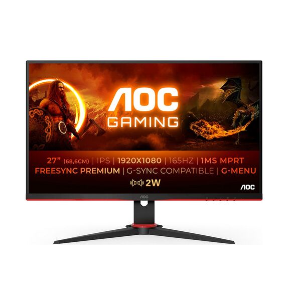 AOC 27G2SPAE Gaming Monitor 27'' with speakers (27G2SPAE/BK) (AOC27G2SPAE) έως 12 άτοκες Δόσεις
