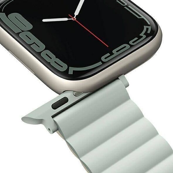 Uniq Pasek UNIQ Revix Apple Watch 4/5/6/7/8/SE/SE2 40/41mm Reversible Magnetic zielony-beżowy/sage-beige
