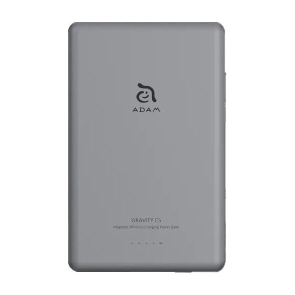 Powerbank Adam Elements Adam Elements Gravity C5 - magnetyczny powerbank bezprzewodowy 5000 mAh szary - Gwarancja bezpieczeństwa. Proste raty. Bezpłatna wysyłka od 170 zł.
