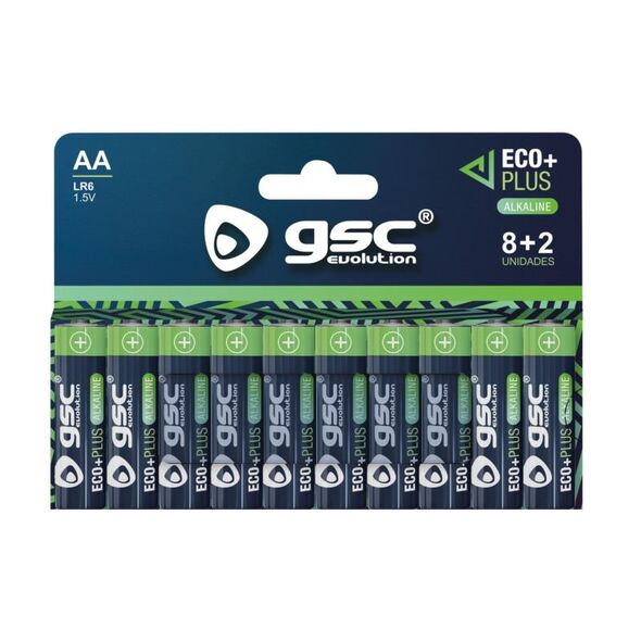 Μπαταρία Alkaline GSC EcoPlus AA LR06 (10 τεμ.) 8433373081086 8433373081086 έως και 12 άτοκες δόσεις